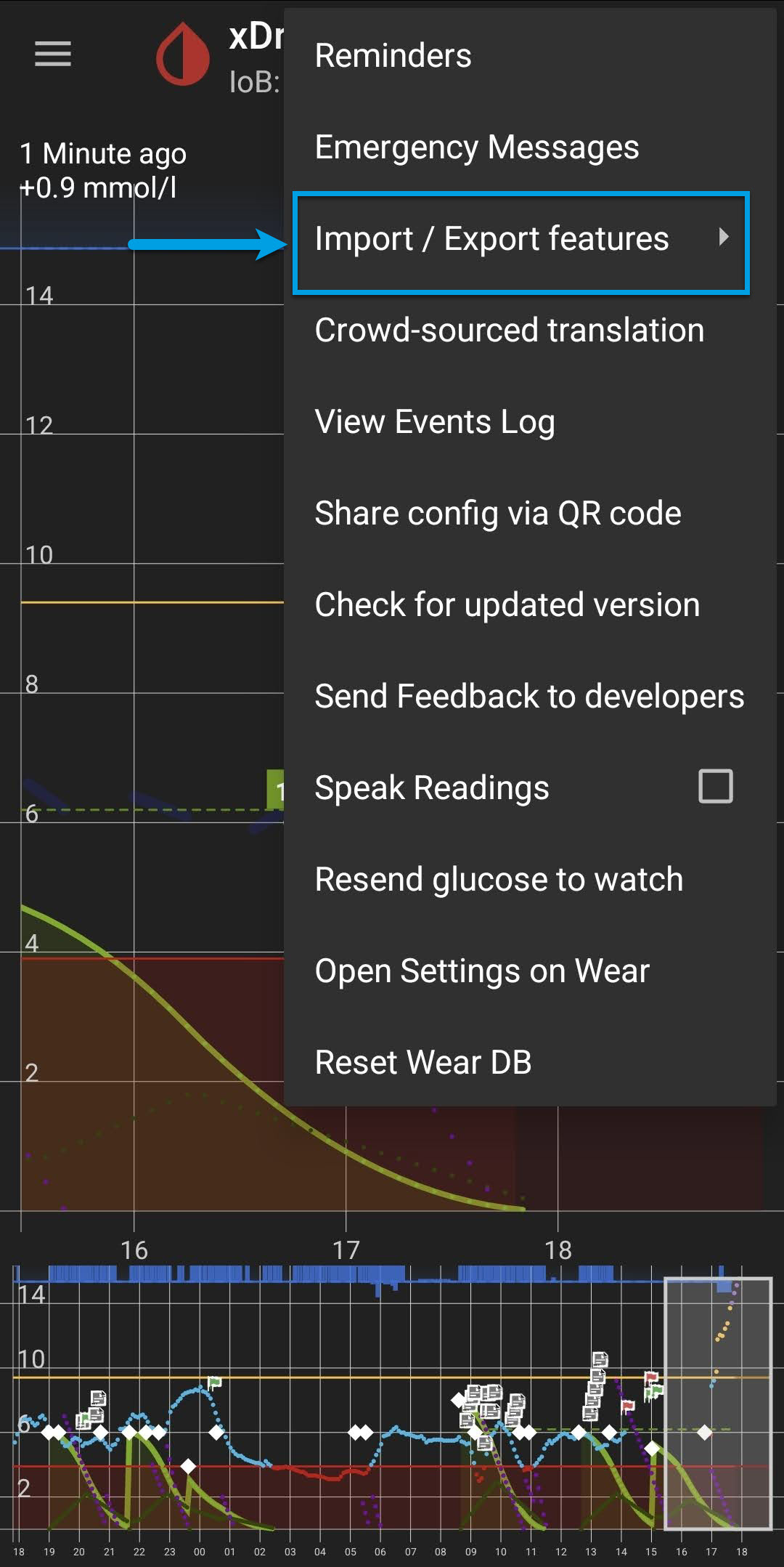 Import Export Features